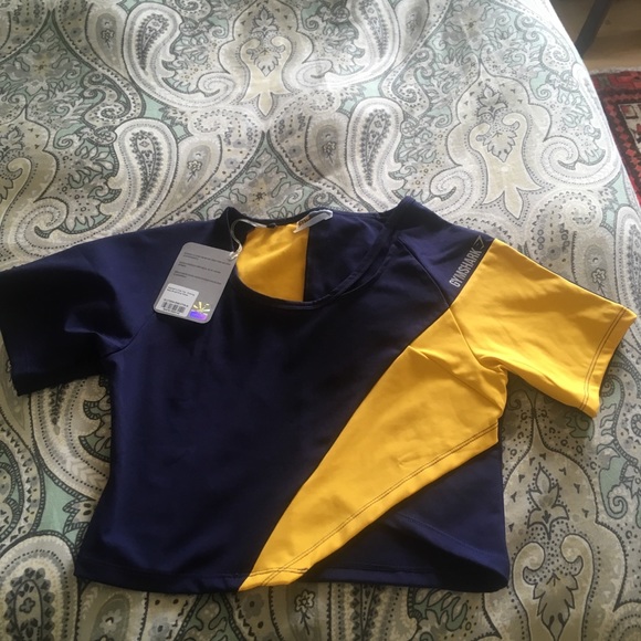 Gymshark Asymmetric Crop Top - Picture 1 of 3